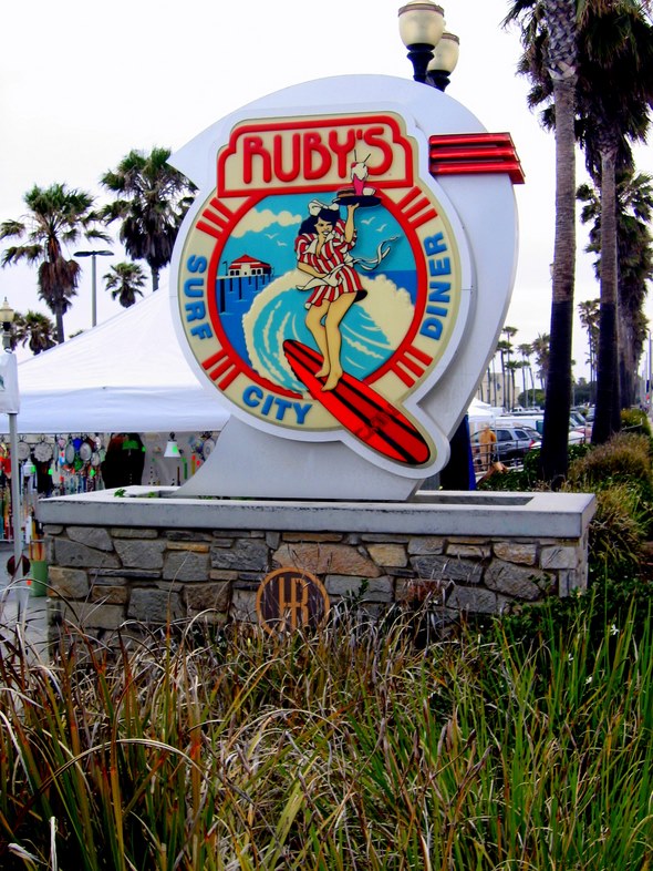 Ruby’s Diner in Huntington Beach, California